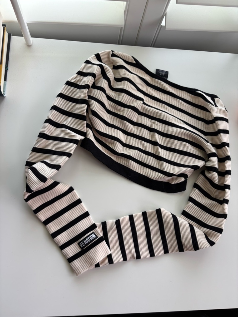 P.E Nation Striped Crop Top XS - Picture 5 of 5